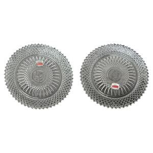 Avon American Lead Crystal Fostoria Glass Collectible Plates Door Knocker & Rose